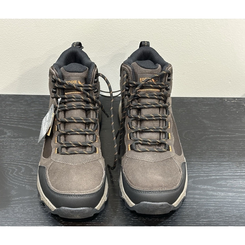 NEW Eddie Bauer Bonham Hiking Outdoor Boots MENS Brown Lace Up Leather SIZE 9.5 - Picture 4 of 11